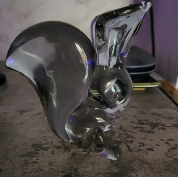 Archimede Seguso For Seguso Vetri D’arte Neodymium Glass Squirrel Murano - Picture 7 of 13